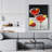 Two Cosmopolitan - Gastronomy Red Framed Canvas for Home Decor