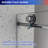 55 to 60 in. W x 63 in. H Sliding Frameless Tub Door with 5/16 Inch (8mm) Thick Tampered Glass-104322410