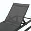 Ensemble de 2 chaises longues réglables en aluminium, pour la détente et la durabilité en plein air, avec plusieurs positions d'inclinaison-414897986-414897985