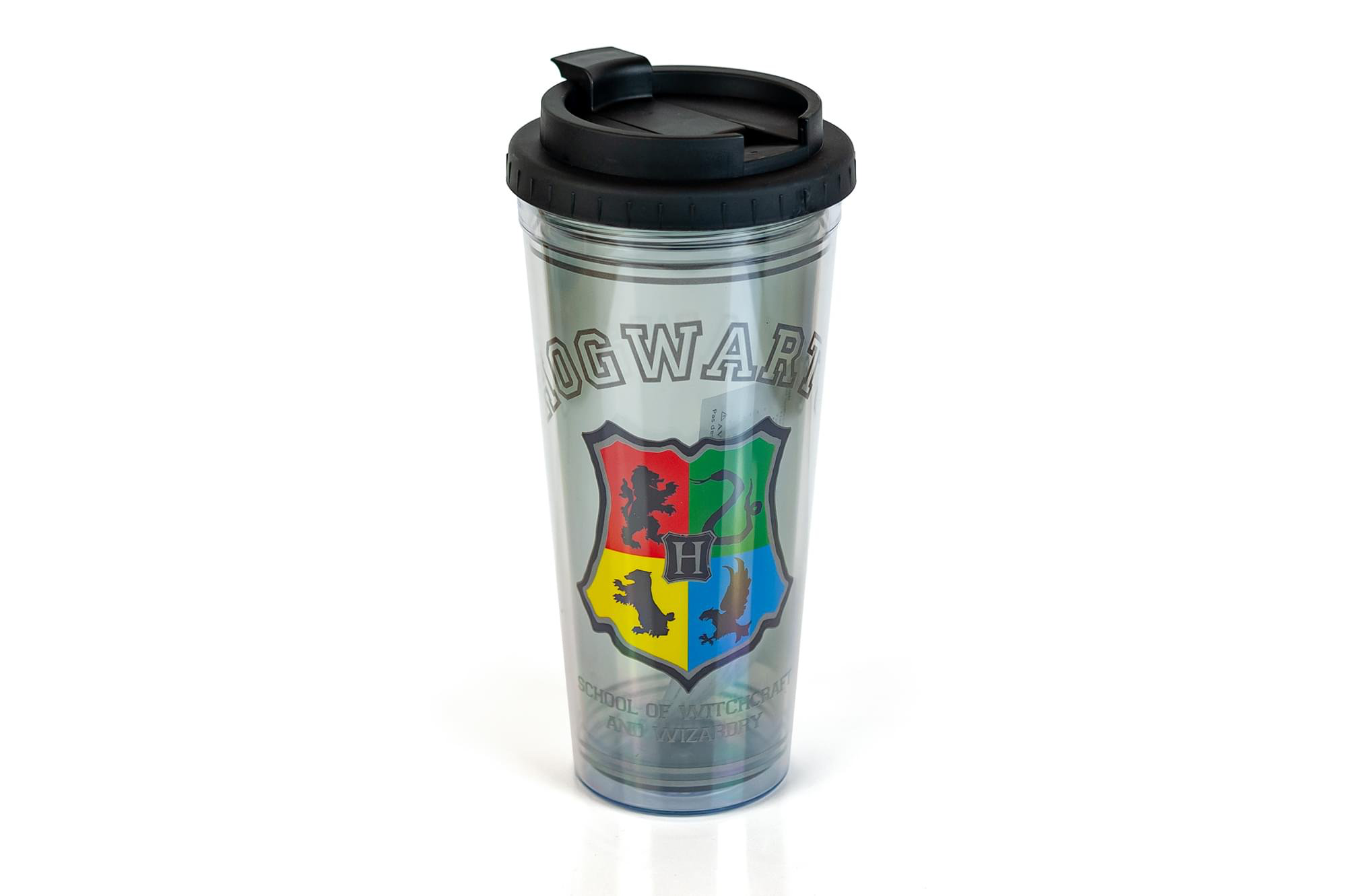 Silver Buffalo Harry Potter Hogwarts Crest 24 oz. Travel Mug | Wayfair
