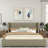 Vegan Leather Wingback Bed-1020740164-1020740187