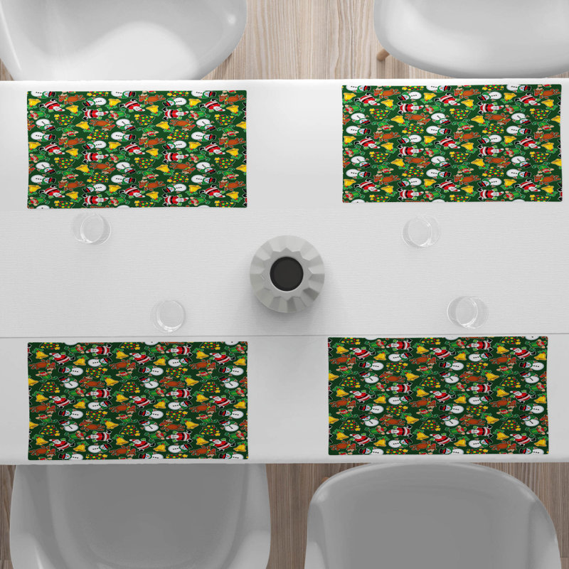 Polyester Abstract Rectangle Placemat