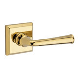 Federal Passage Door Lever with Traditional Square Rose