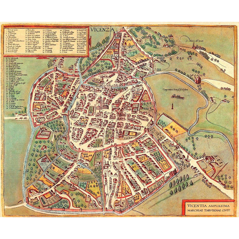Art sur toile tendue, Astoria Grand Hogenberg, Braun, galerie: Vincenza, Italie, H 28 po x l 33 po