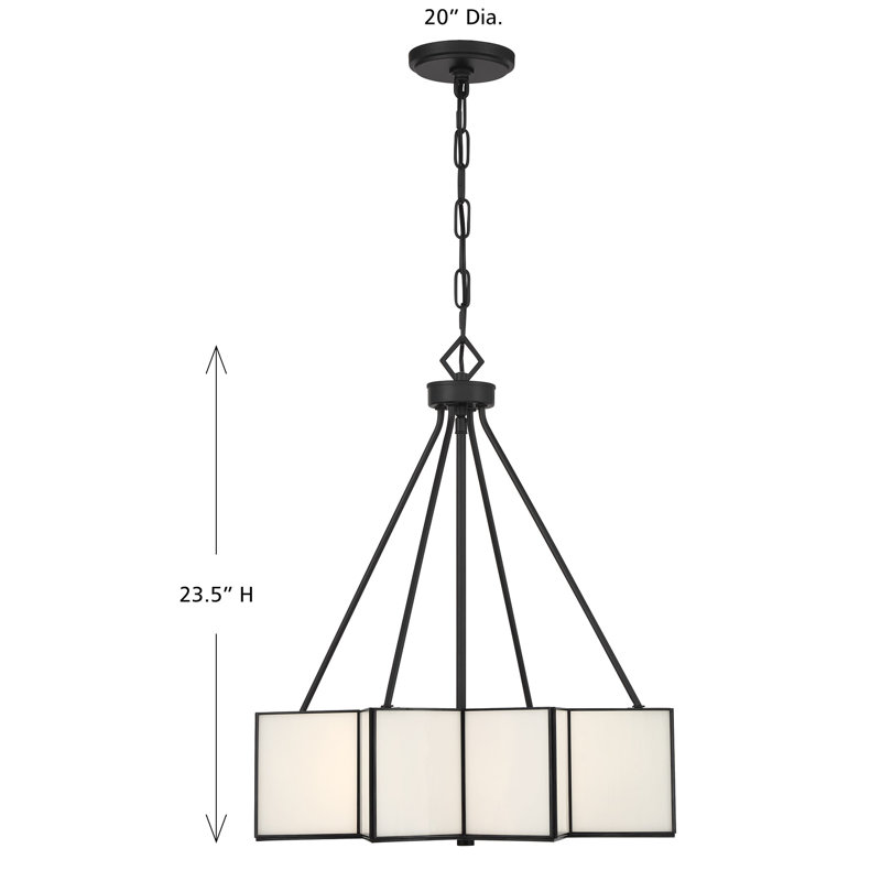 Hubbs 3 lumières Reiling en noir mat, Noir mat