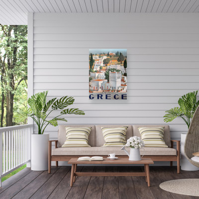 Marcus, Jules, île d'Andros, Grèce, toile extérieure