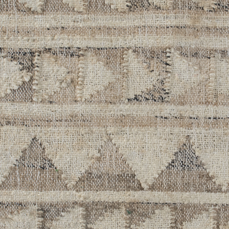 Camille Geometric Area Rug in Light Brown/Beige, Rectangle 2' x 3'