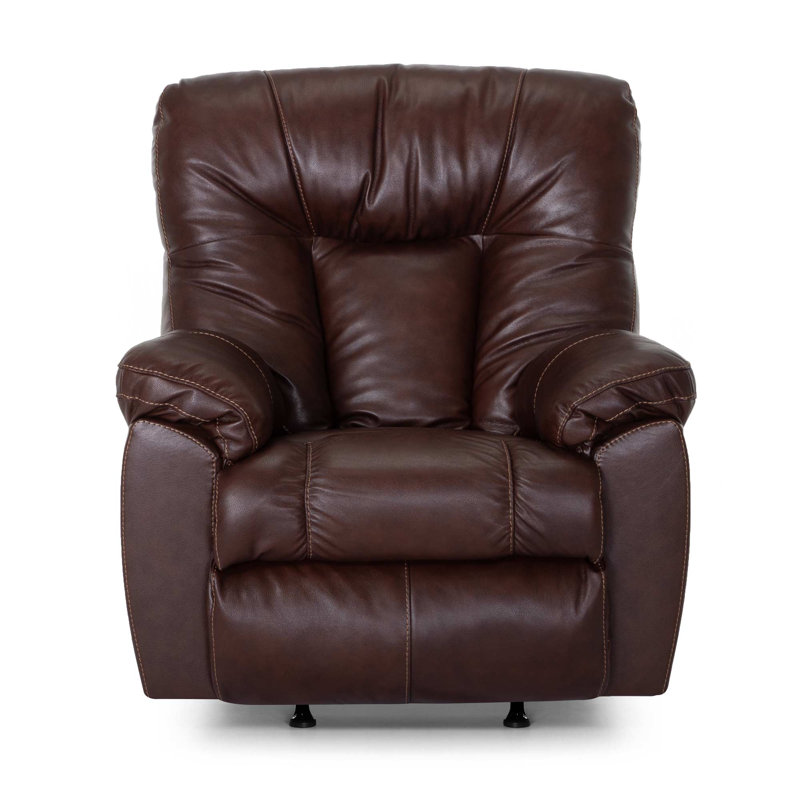 Leather Recliner, Brown