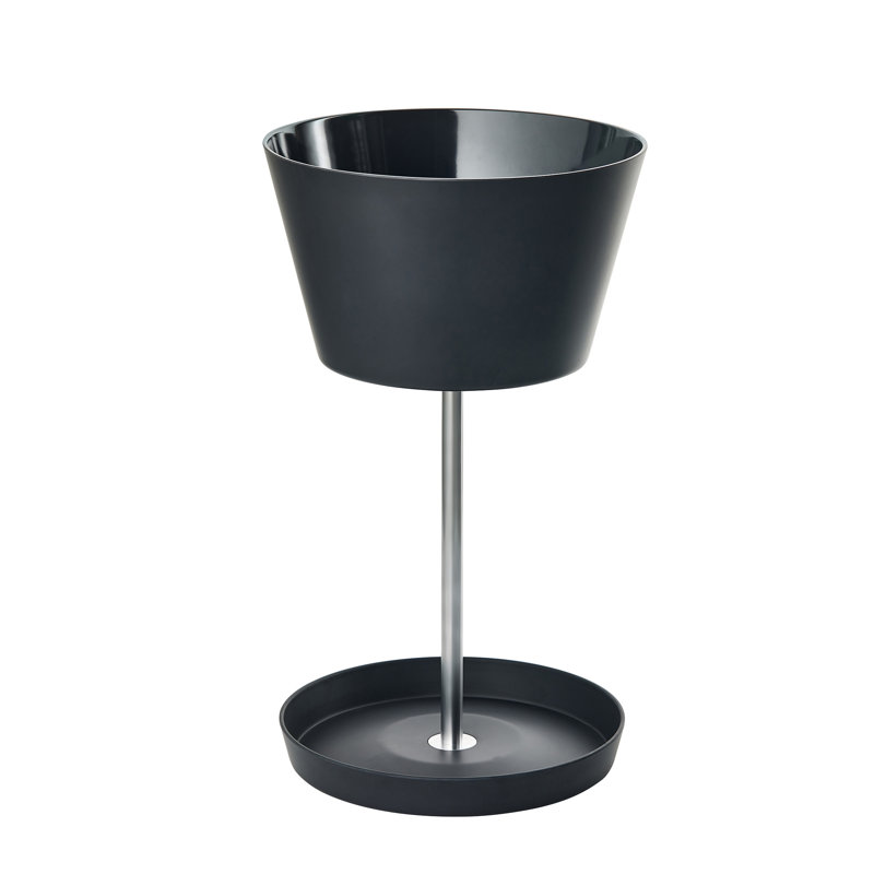 Plastic Freestanding Umbrella Stand, Black