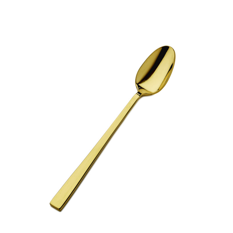 Roman Stainless Steel Teaspoon, Gold