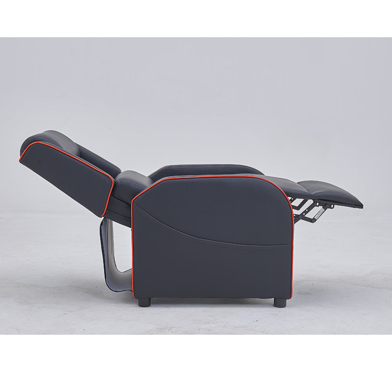 Camberly 65cm Wide Standard Recliner, Black/Red