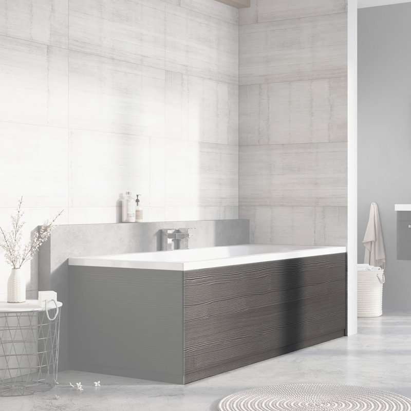 Stibbington Textured Bath Front Panel, Black
