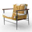 Tomalin Crossing Paths I - Fauteuil d'appoint rembourré en velours moderne-79778636