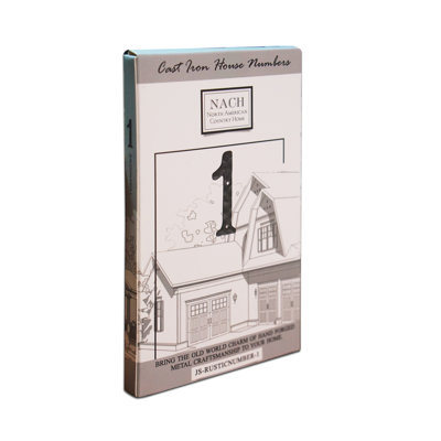 6'' H Metal House Number