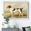 Fox Hound - cadre photo, reproduction d'art sur toile-1452361728-1452361731