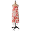 Tablier croisé en coton avec motif floral