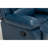 Navy Blue Leather Gel Recliner