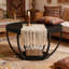 Table basse ronde à 2 niveaux avec structure en arc-1317210886