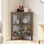 Armoire de rangement triangulaire 3 portes Leilla