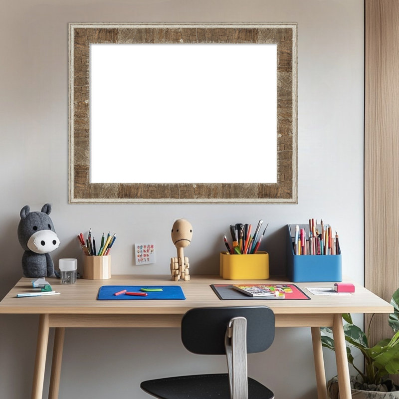 Tableaux d'organisation fermiers effaçables à sec Farmhouse Brown, H 23 po x l 29 po