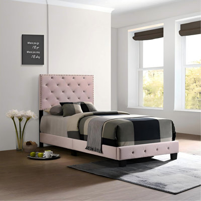 Grand lit transitionnel rose For Style