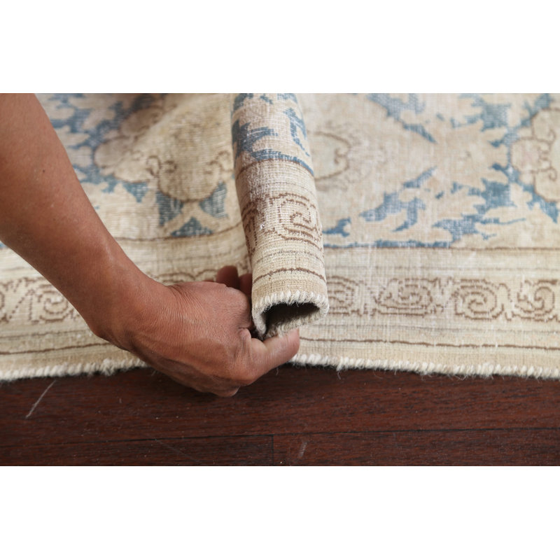 Tapis traditionnel délavé discret 8 x 12