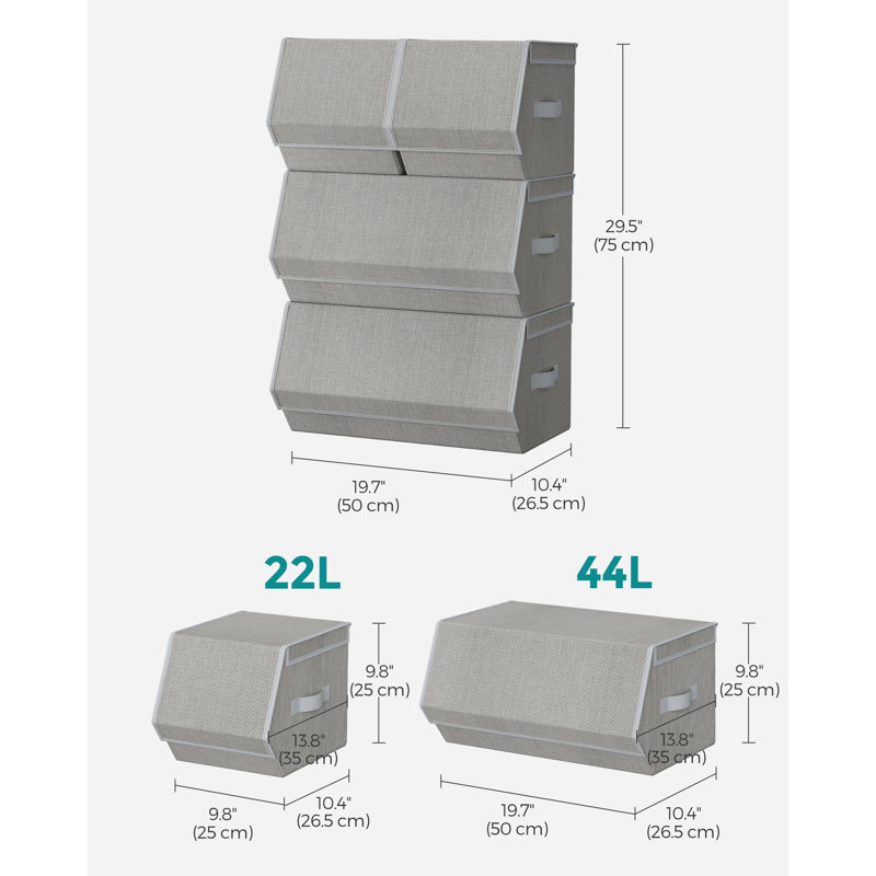 Brayden Studio Fabric Crate