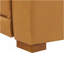 Canapé modulaire en cuir avec siège inclinable, appui-tête réglable et console de rangement avec porte-gobelets-264844219