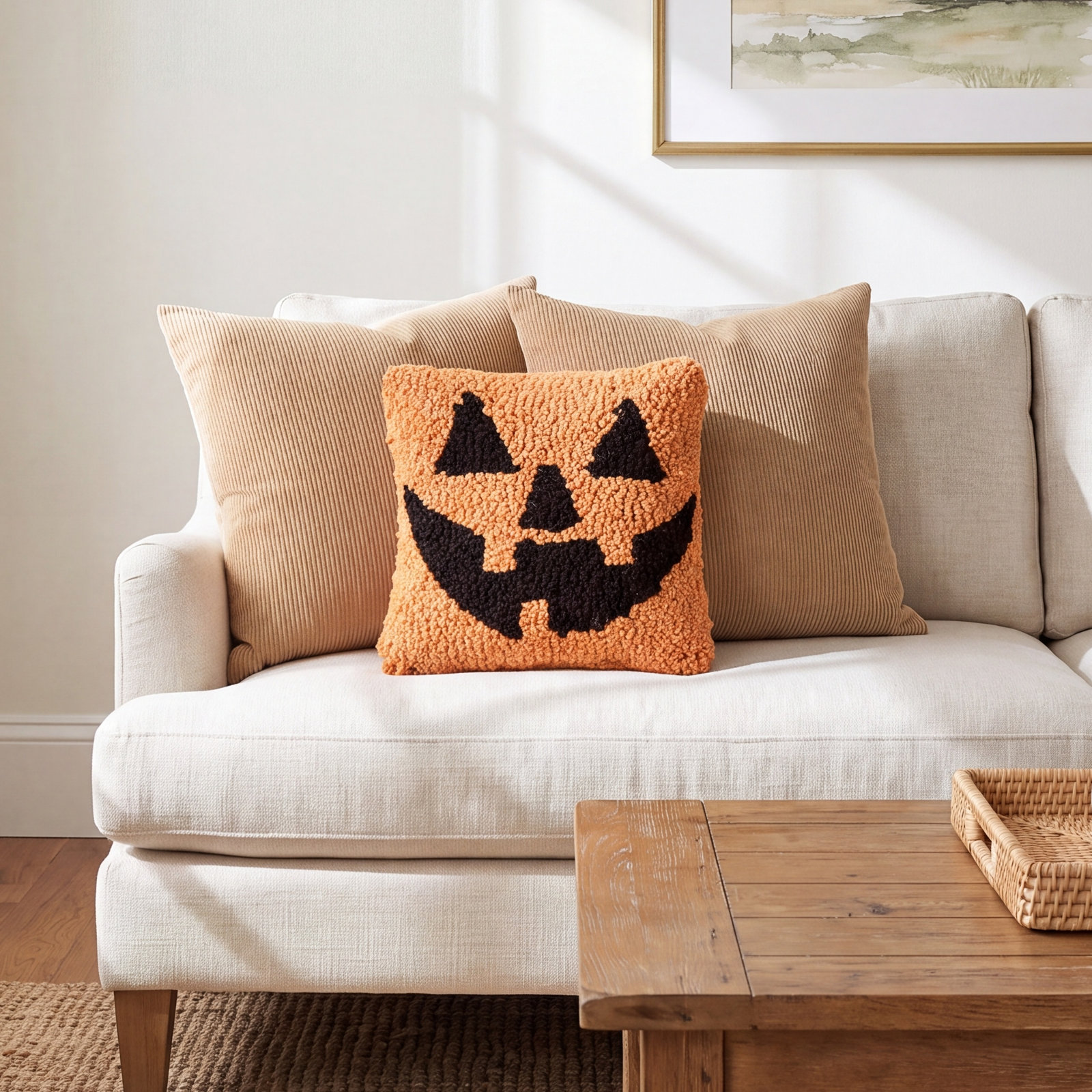 Toscani 8" x 8" Halloween Throw Pillow, Ardsley