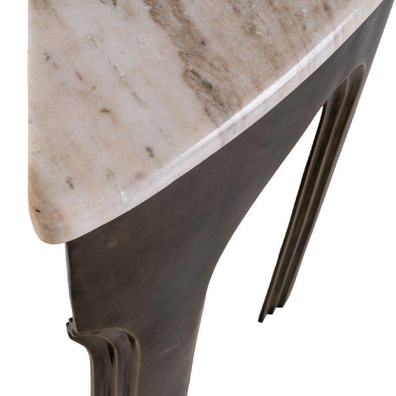 Console Table 55'' W Marble Console Table