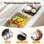 Égouttoir à vaisselle en métal, égouttoir à vaisselle de cuisine, égouttoir à assiettes, égouttoir à vaisselle de très grande capacité-74871279