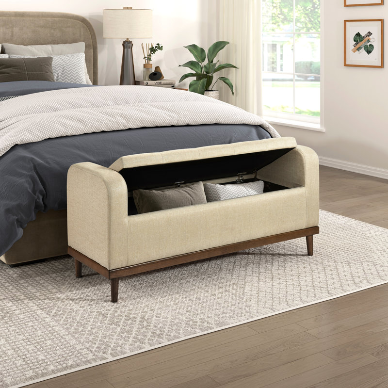 Banc de chambre Mid-Century