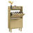 Narrow Shoe Cabinet with 2 Rattan Flip Drawers for 12 Pairs