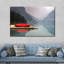 Mountain Lake Kayak sur toile-637578256