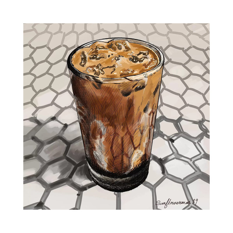 Colt 26 Espresso by Sunflowerman - Gallery-Wrapped Canvas Giclée on Canvas, 66.04 cm H x 66.04 cm W x 1.91 cm D, Canvas
