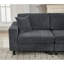 Ensemble de canapé modulaire surdimensionné surdimensionné, canapé en L, velours côtelé, rembourré, assise profonde, 5 places, 5 coussins décoratifs et 6 coussins de dossier, salon, appartement