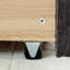 Lit plateforme très grand avec chenille et option de rangement efficace - Tiroir rembourré gris foncé innovant-283871481