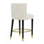 Tabouret de comptoir en bois massif 38,25 po H-1290489497