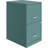 2-Drawer File Cabinet with 2 File Drawers for Smooth-Glide Suspension, Files & Folders, Teal