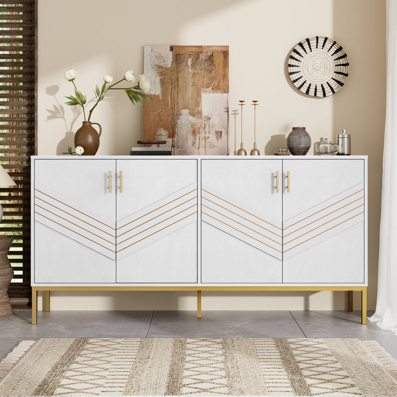 160cm Sideboard, White