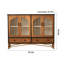 Buffet rétro en bois massif vieilli