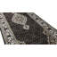 Hand-Knotted High-Quality Black and Cream Runner-1840889970