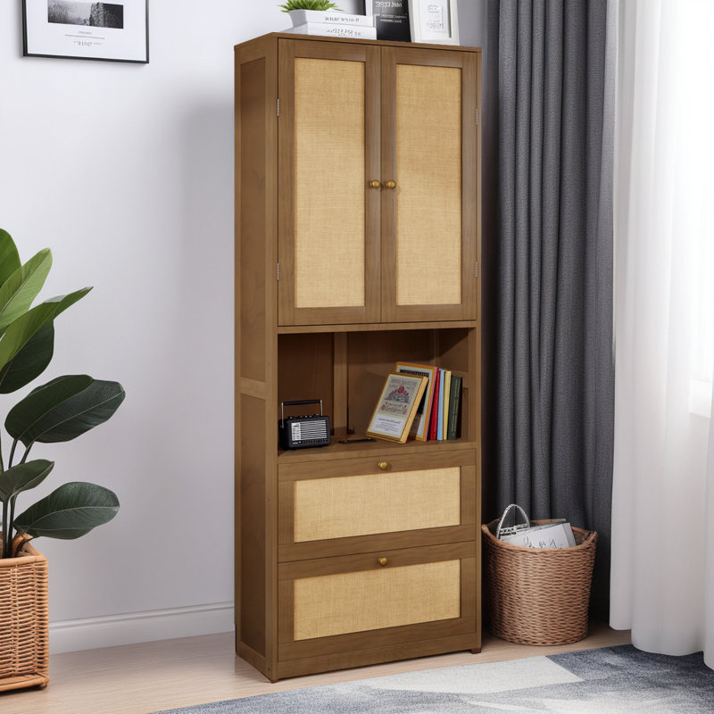 Armoire de rangement Modern Modern, Noyer