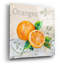  «Tutti Fruiti Orange» par Jean Plout, art mural en verre acrylique-1807736456
