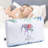 Talalay Natural Latex Pillow with Removable Comfort Pillowcase for Side, Back, and Stomach Sleeper