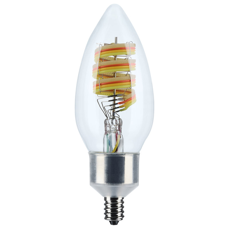 4 Watt B11 LED 2700K-5000K RGB/Tunable White Starfish IOT Clear Candelabra Base 120 Volt
