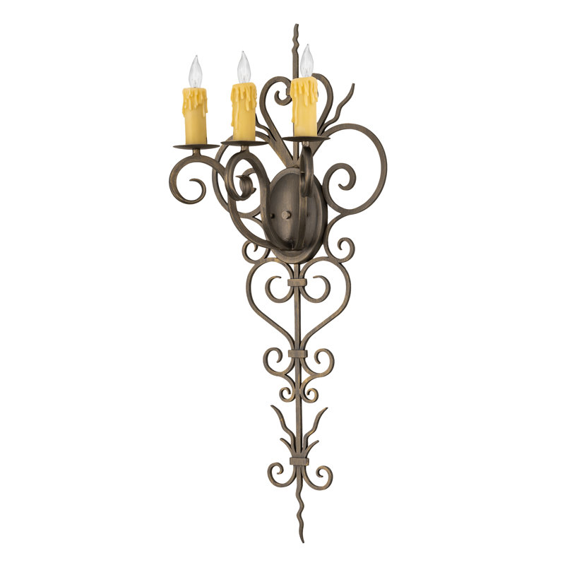 Kenna 3 - Light Candle Wall Light