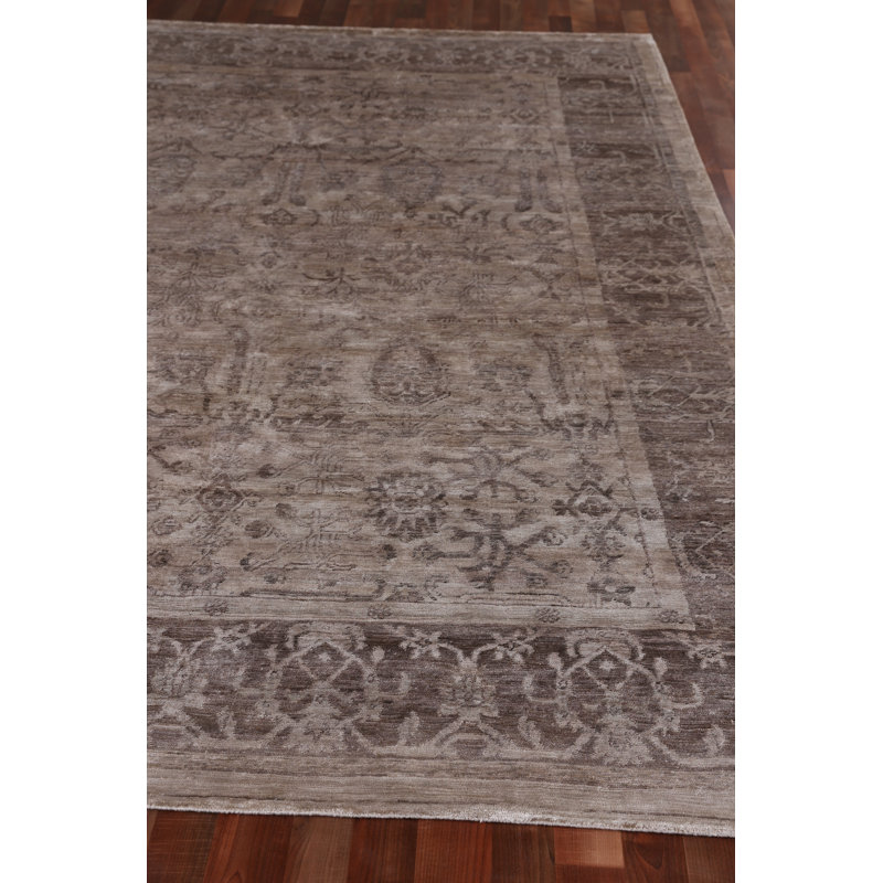 Antique'd Oriental Area Rug, Rectangle 10' x 14'