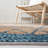 Natural Fiber Hand Loomed Jute/Cotton Geometric Rug in Natural/Navy-851029146