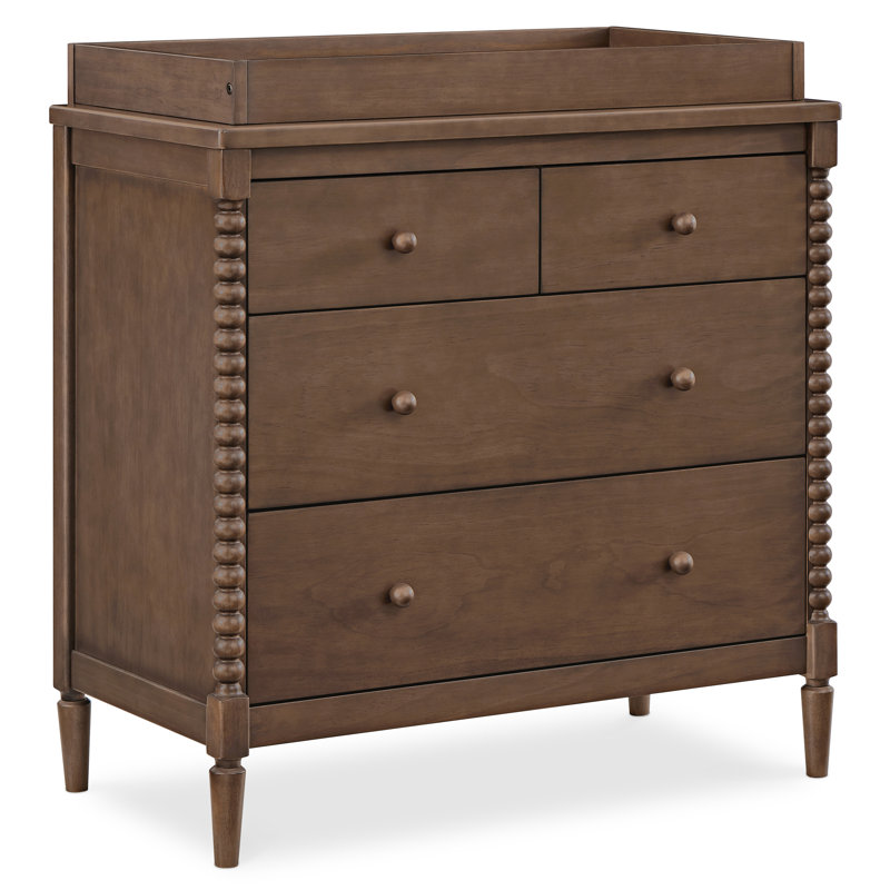 Saint Changing Table Dresser, Teak Brown